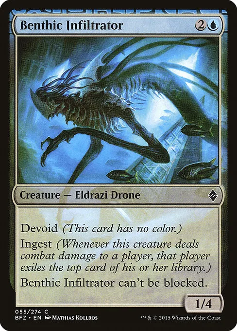 Benthic Infiltrator · Battle for Zendikar 55/299
