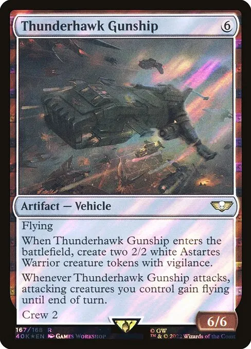 Thunderhawk Gunship · Warhammer 40,000 Commander 167★/617