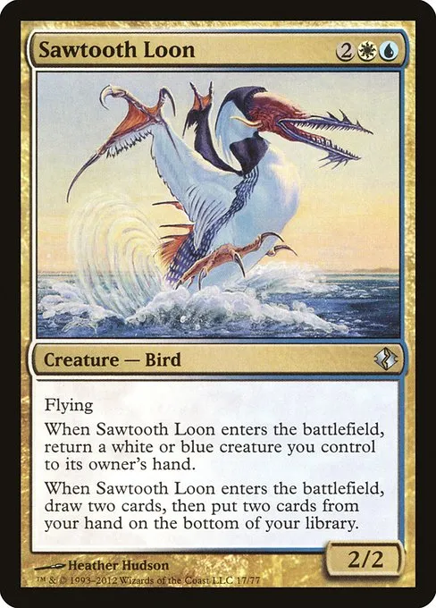 Sawtooth Loon · Duel Decks: Venser vs. Koth 17/77