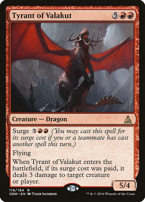 Tyrant of Valakut · Oath of the Gatewatch 119/187