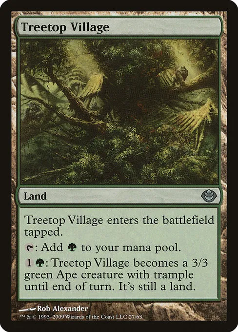 Treetop Village · Duel Decks: Garruk vs. Liliana 27/63