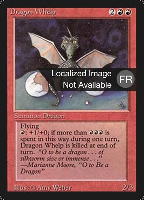 Dragon Whelp · Foreign Black Border 143/307