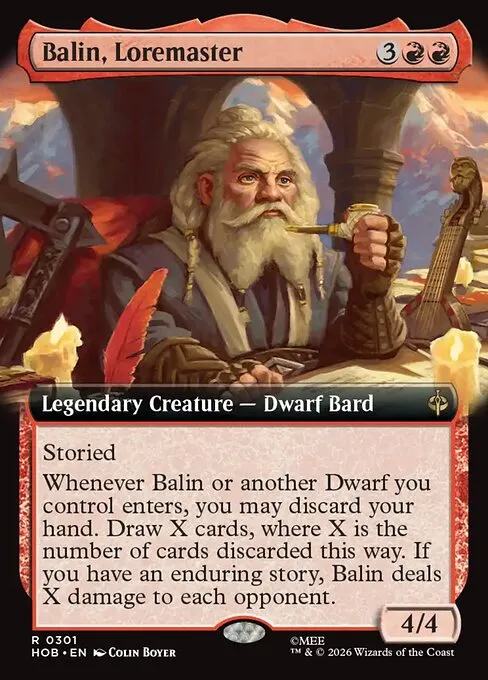 Balin, Loremaster · The Hobbit 301/39