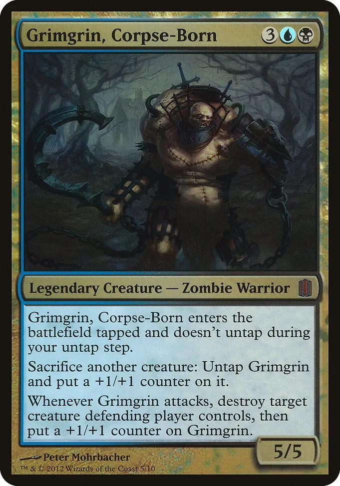 Grimgrin, Corpse-Born · Commander's Arsenal Oversized 5/10