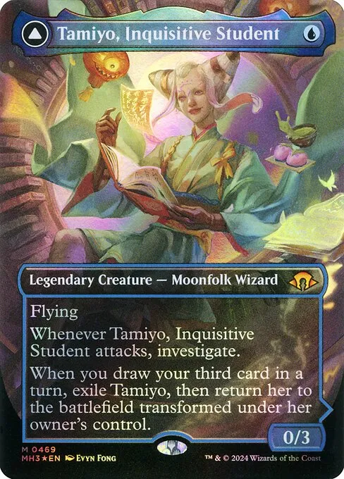 Tamiyo, Inquisitive Student // Tamiyo, Seasoned Scholar · Modern Horizons 3 469/528