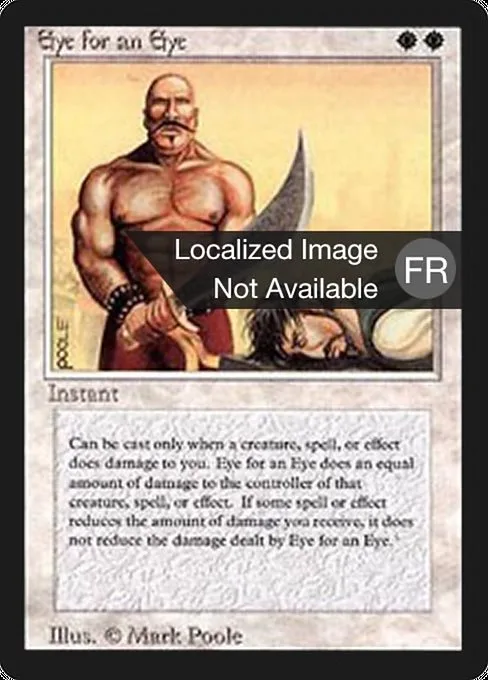 Eye for an Eye · Foreign Black Border 18/307