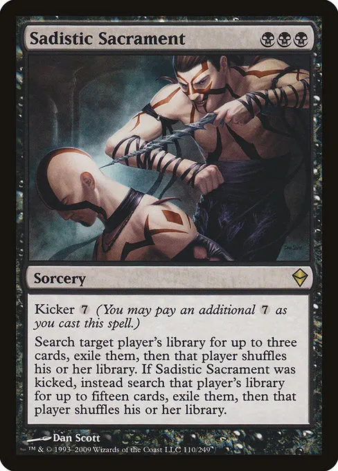 Sadistic Sacrament · Zendikar 110/269