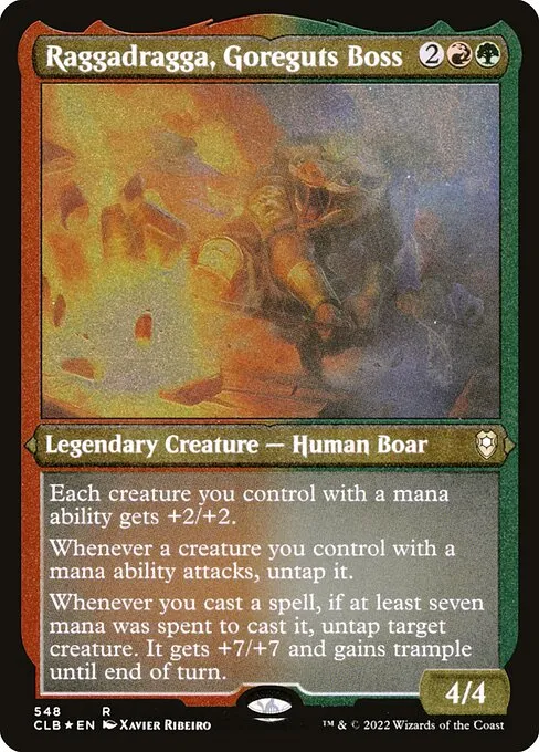 Raggadragga, Goreguts Boss · Commander Legends: Battle for Baldur's Gate 548/936