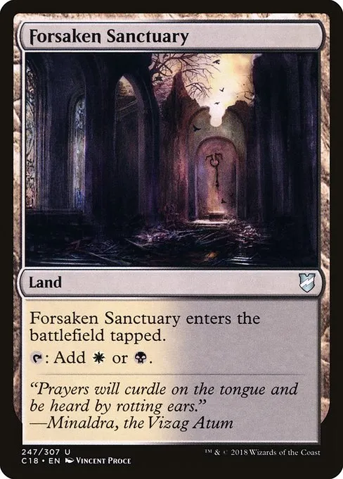 Forsaken Sanctuary · Commander 2018 247/307