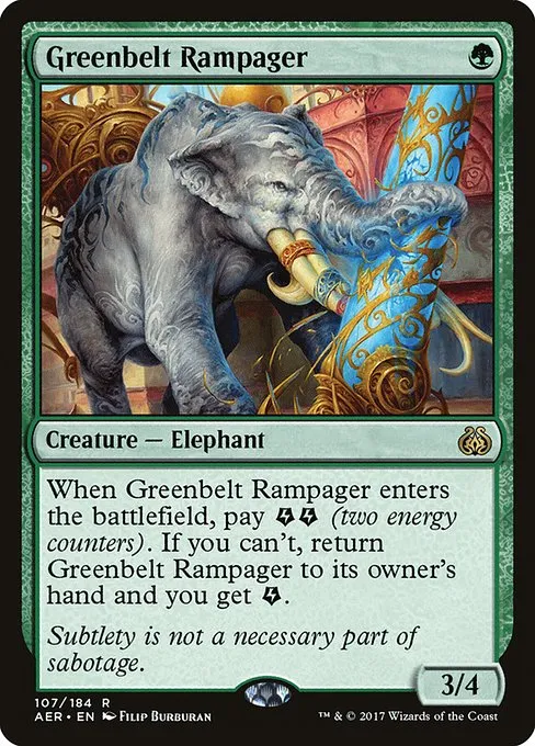 Greenbelt Rampager · Aether Revolt 107/197