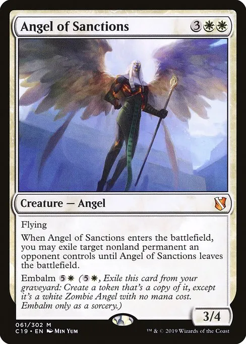 Angel of Sanctions · Commander 2019 61/302