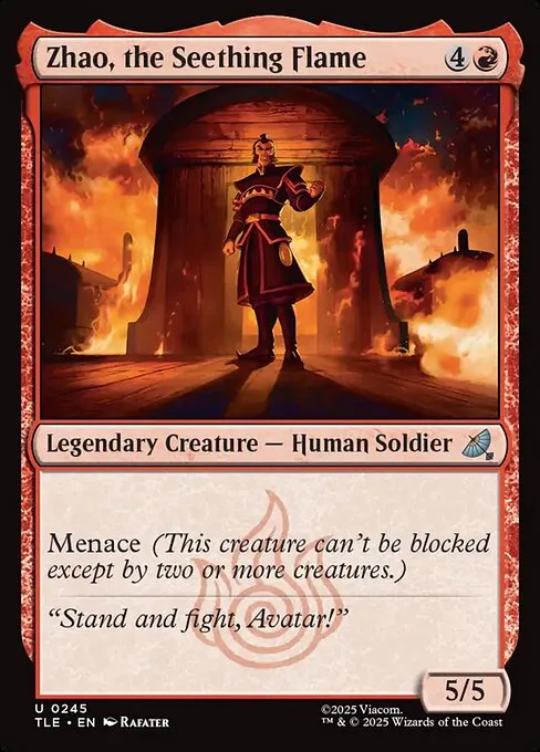 Zhao, the Seething Flame · Avatar: The Last Airbender Eternal 245/317