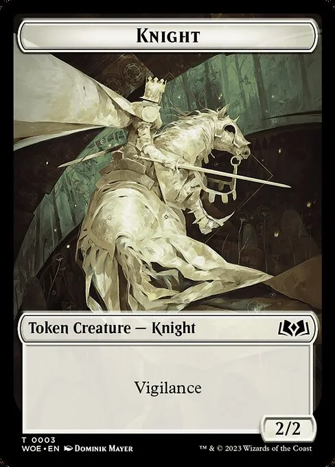 Knight · Wilds of Eldraine Tokens 3/18