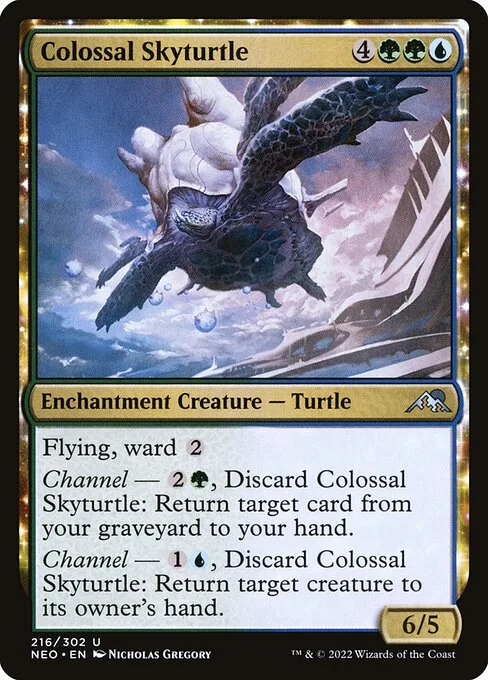 Colossal Skyturtle · Kamigawa: Neon Dynasty 216/531