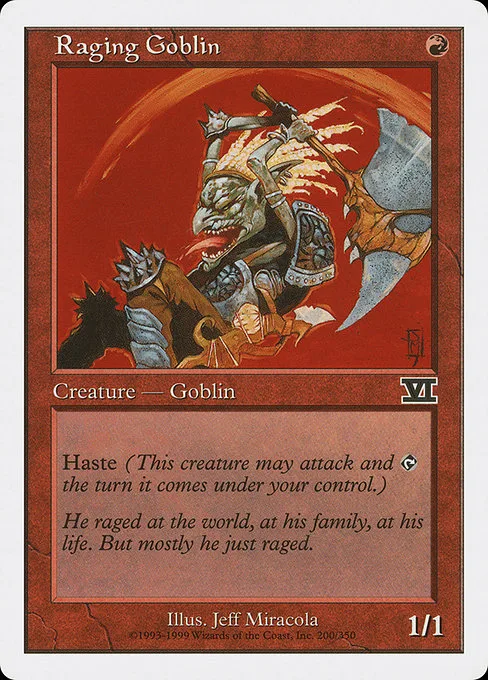 Raging Goblin · Classic Sixth Edition 200/351