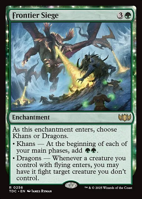 Frontier Siege · Tarkir: Dragonstorm Commander 256/413