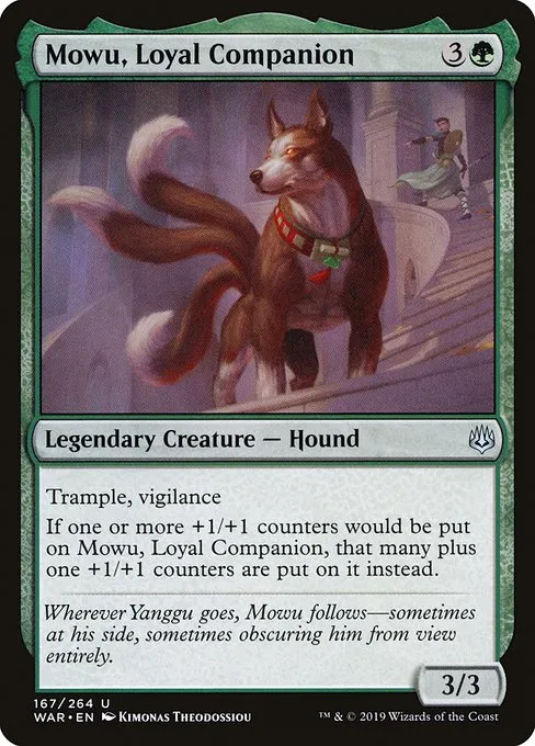 Mowu, Loyal Companion · War of the Spark 167/312