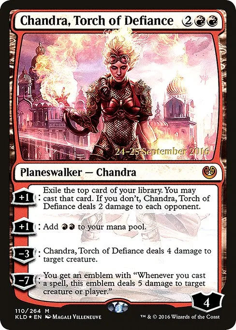 Chandra, Torch of Defiance · Kaladesh Promos 110s/83
