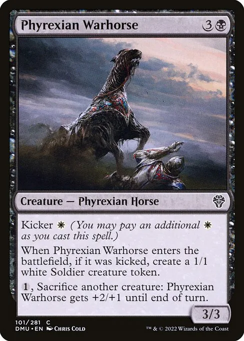 Phyrexian Warhorse · Dominaria United 101/453
