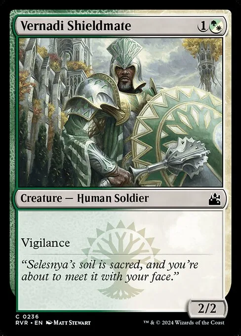 Vernadi Shieldmate · Ravnica Remastered 236/531