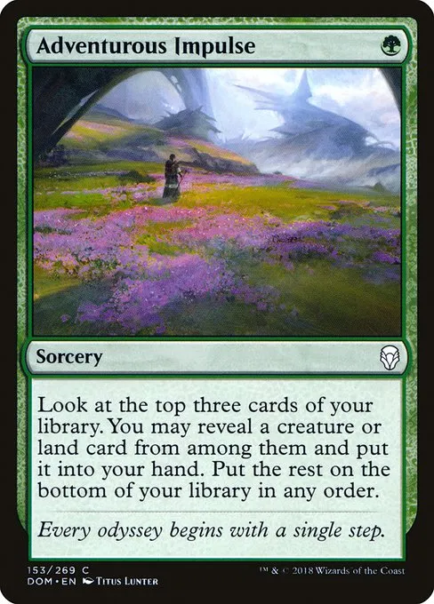 Adventurous Impulse · Dominaria 153/280