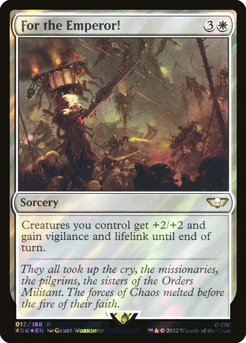 For the Emperor! · Warhammer 40,000 Commander 12★/617