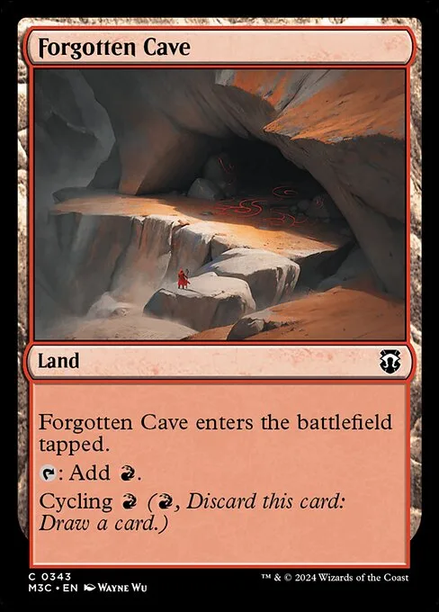 Forgotten Cave · Modern Horizons 3 Commander 343/398