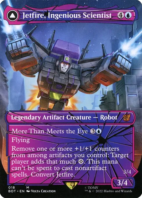Jetfire, Ingenious Scientist // Jetfire, Air Guardian · Transformers 18/29