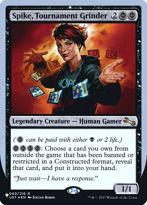 Spike, Tournament Grinder · The List (Unfinity Foil Edition) 24/62