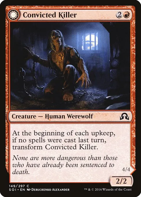 Convicted Killer // Branded Howler · Shadows over Innistrad 149/302