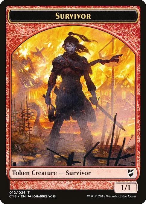 Survivor · Commander 2018 Tokens 12/26