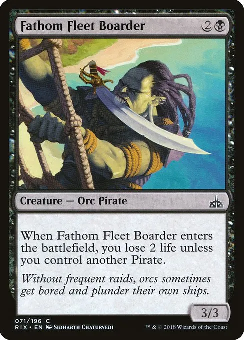 Fathom Fleet Boarder · Rivals of Ixalan 71/205