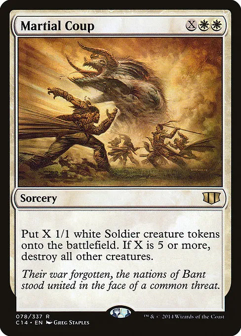 Martial Coup · Commander 2014 78/337
