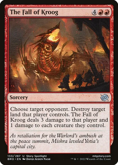 The Fall of Kroog · The Brothers' War 133/399