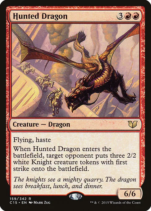 Hunted Dragon · Commander 2015 159/342