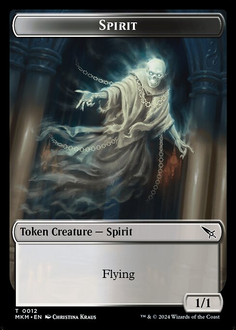 Spirit · Murders at Karlov Manor Tokens 12/22