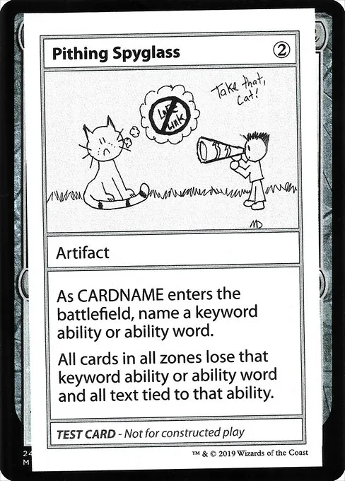 Pithing Spyglass · Mystery Booster Playtest Cards 2021 108/121