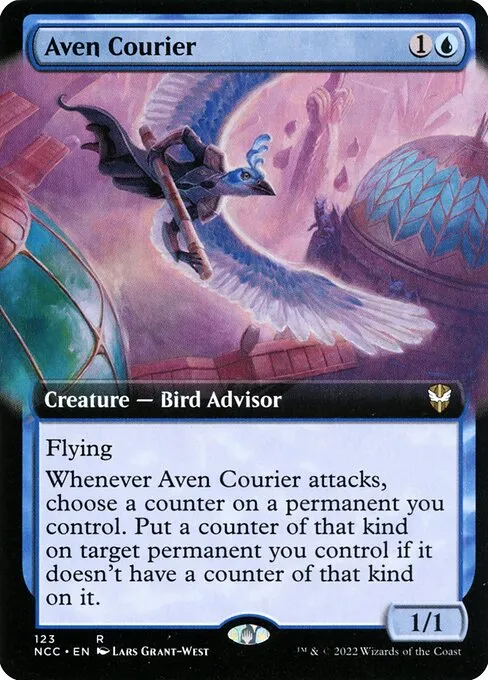 Aven Courier · New Capenna Commander 123/447