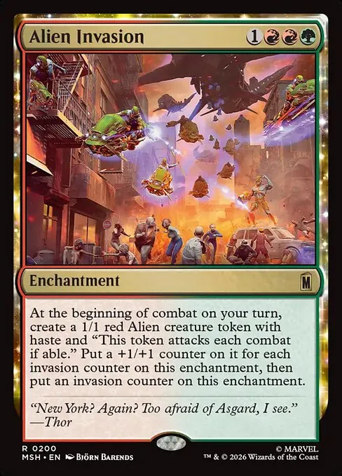 Alien Invasion · Marvel Super Heroes 200/24