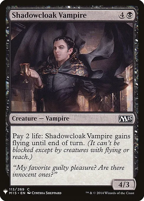 Shadowcloak Vampire · The List M15-113/5050