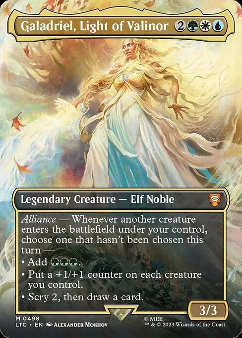 Galadriel, Light of Valinor · Tales of Middle-earth Commander 498/591