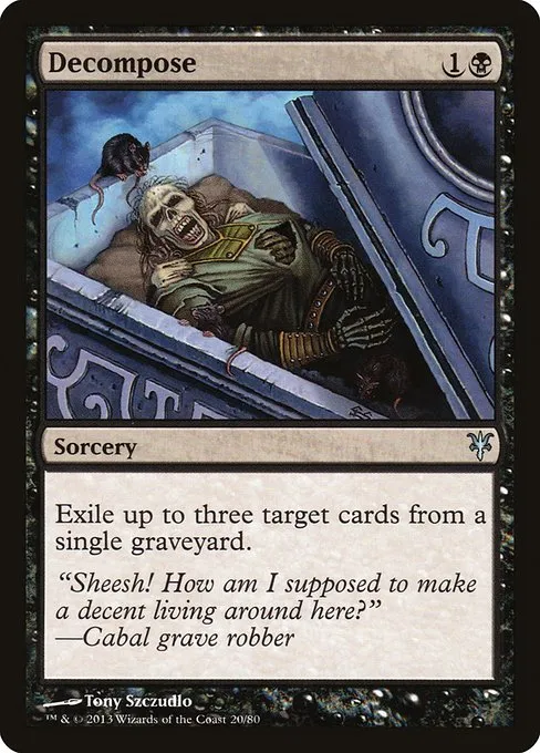 Decompose · Duel Decks: Sorin vs. Tibalt 20/80