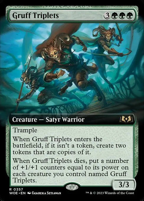 Gruff Triplets · Wilds of Eldraine 357/381