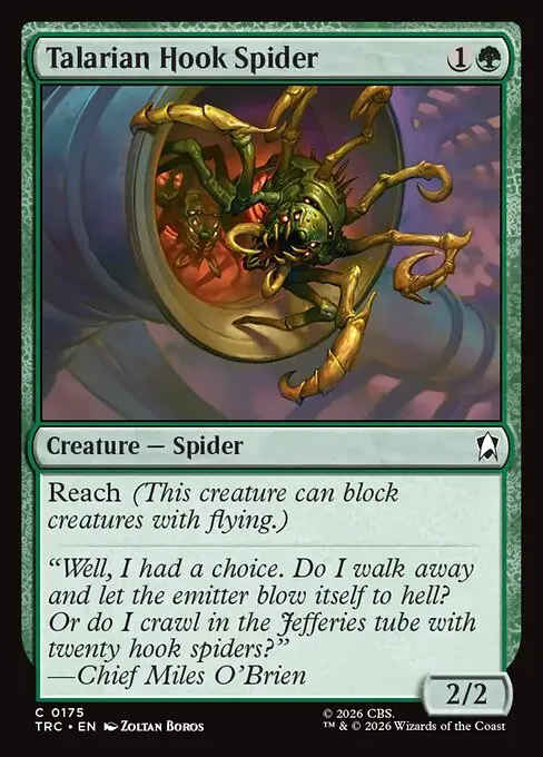 Talarian Hook Spider · Star Trek Commander 175/1