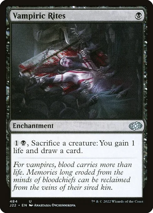 Vampiric Rites · Jumpstart 2022 484/835