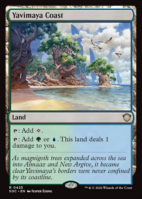 Yavimaya Coast · Secrets of Strixhaven Commander 425/426
