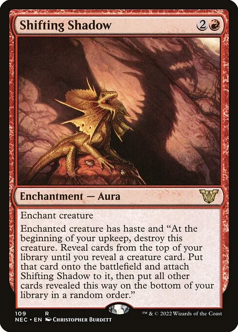 Shifting Shadow · Neon Dynasty Commander 109/179
