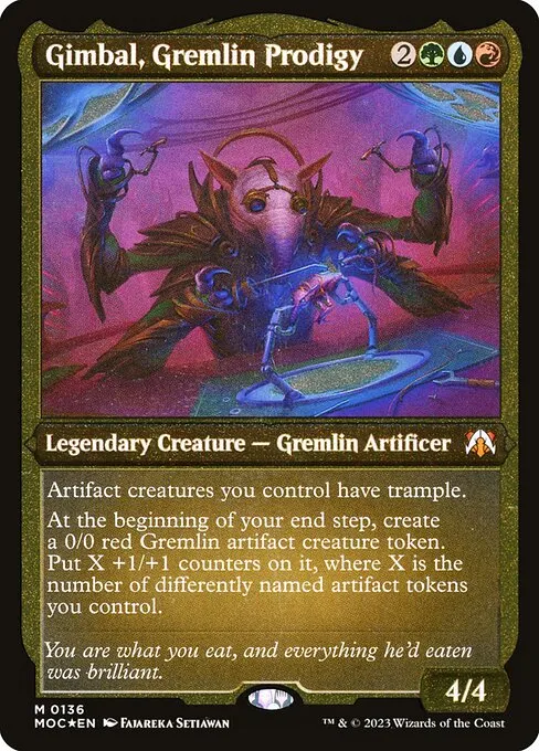 Gimbal, Gremlin Prodigy · March of the Machine Commander 136/450