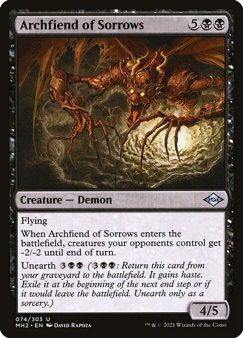 Archfiend of Sorrows · Modern Horizons 2 74/493