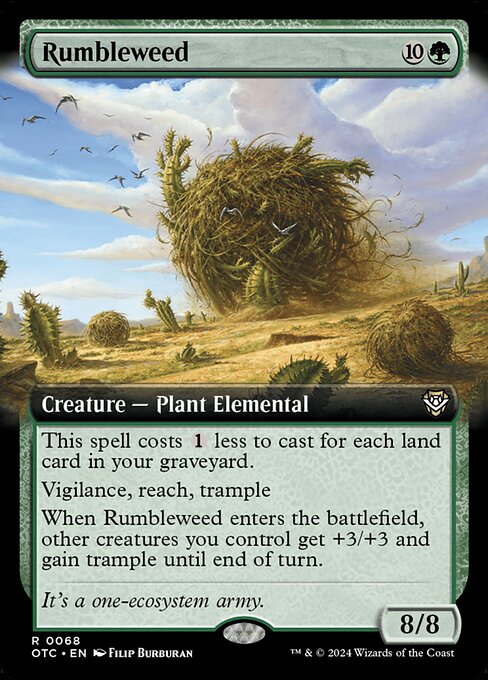 Rumbleweed · Outlaws of Thunder Junction Commander 68/342